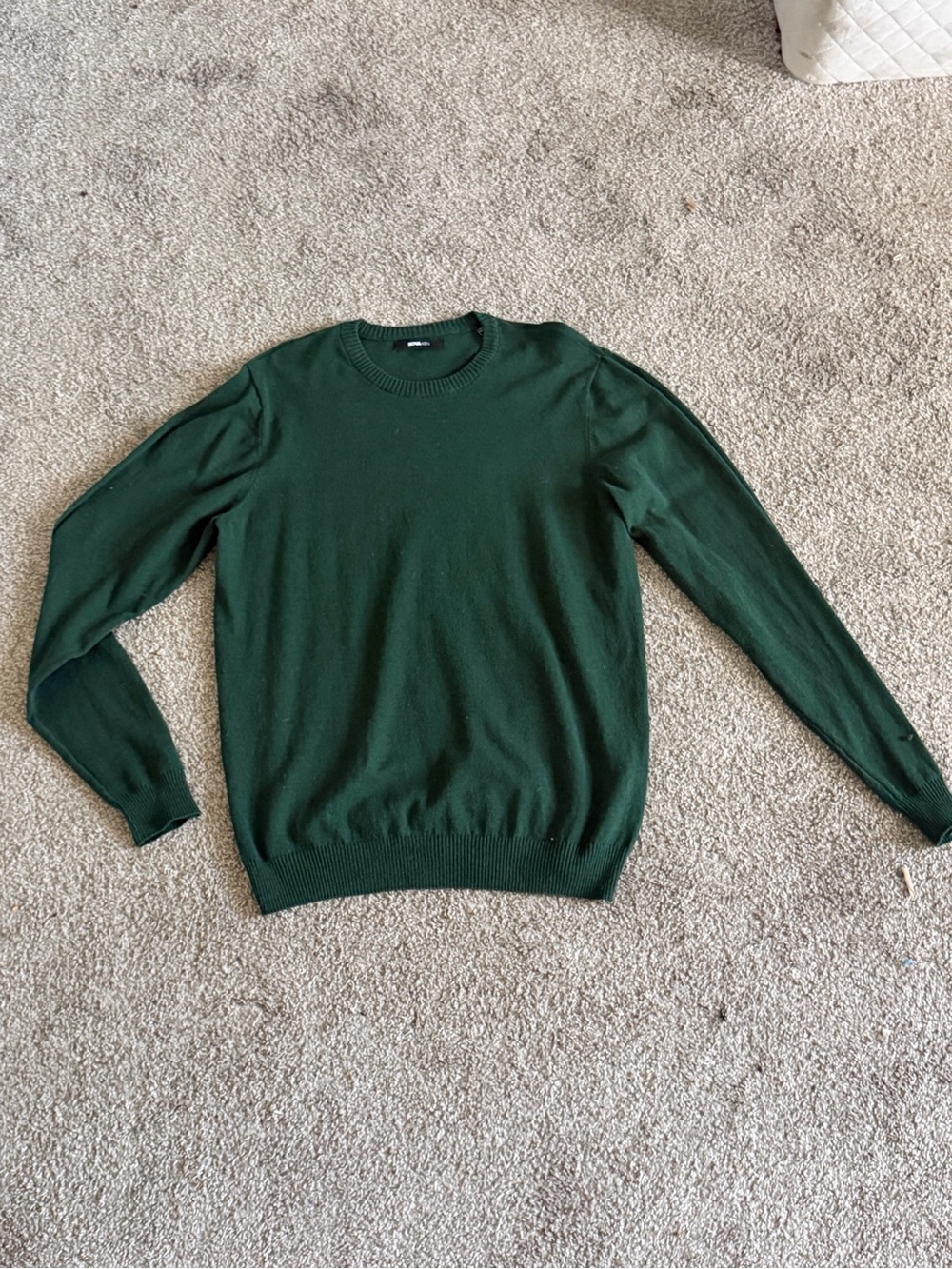 Fashion Nova Men's Forest Green Crewneck Sweater